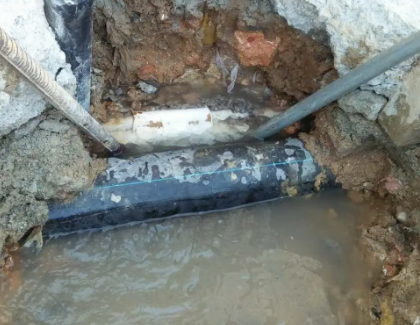 南丹测漏水之水管漏水